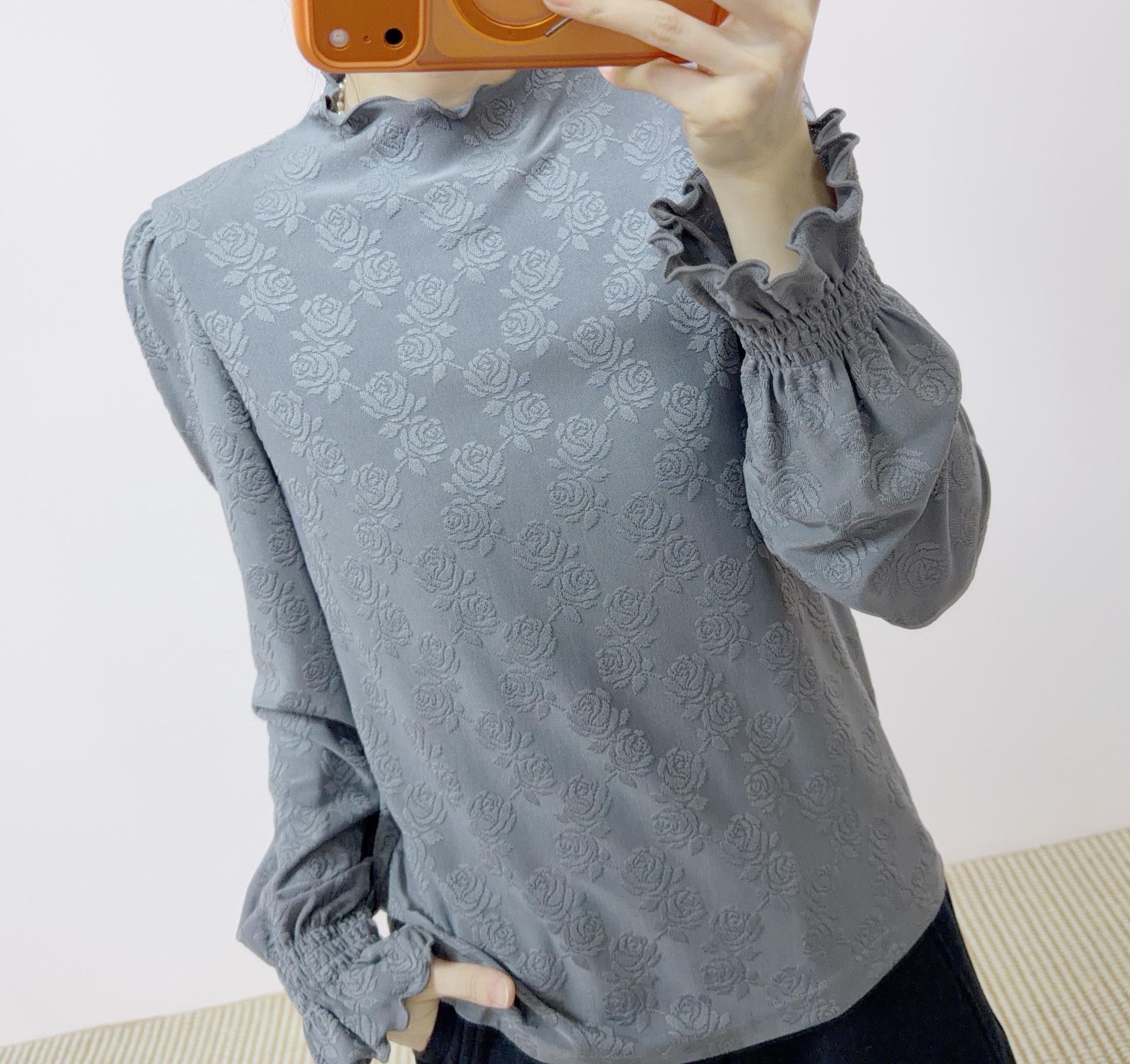 2026 Spring/Autumn Versatile High-Neck Jacquard Loose Pullover Base Layer Shirt M (45-54 kg) сірий колір
2026 Spring/Autumn Versatile High-Neck Jacquard Loose Pullover Base Layer Shirt M (45-54 kg) сірий колір