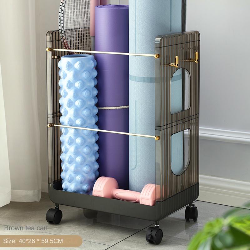 Легкая роскошная прозрачная корзина для хранения ковриков для йоги, стойка для хранения фитнес-инструментов, рама для бадминтонной ракетки, шов с колесом, корзина для игрушек
Легкая роскошная прозрачная корзина для хранения ковриков для йоги, стойка для хранения фитнес-инструментов, рама для бадминтонной ракетки, шов с колесом, корзина для игрушек