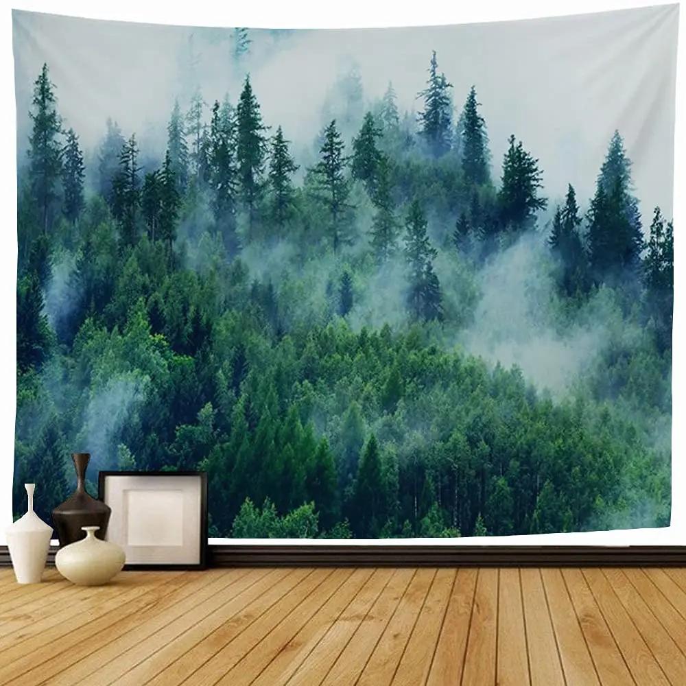 VIKAMA Fog Mountain Forest Nature Woodland Aesthetic Misty Forest Tapestry Wall Hanging Art for Bedroom Living Dorm Decor 74x94cm(29x37in)
VIKAMA Fog Mountain Forest Nature Woodland Aesthetic Misty Forest Tapestry Wall Hanging Art for Bedroom Living Dorm Decor 74x94cm(29x37in)