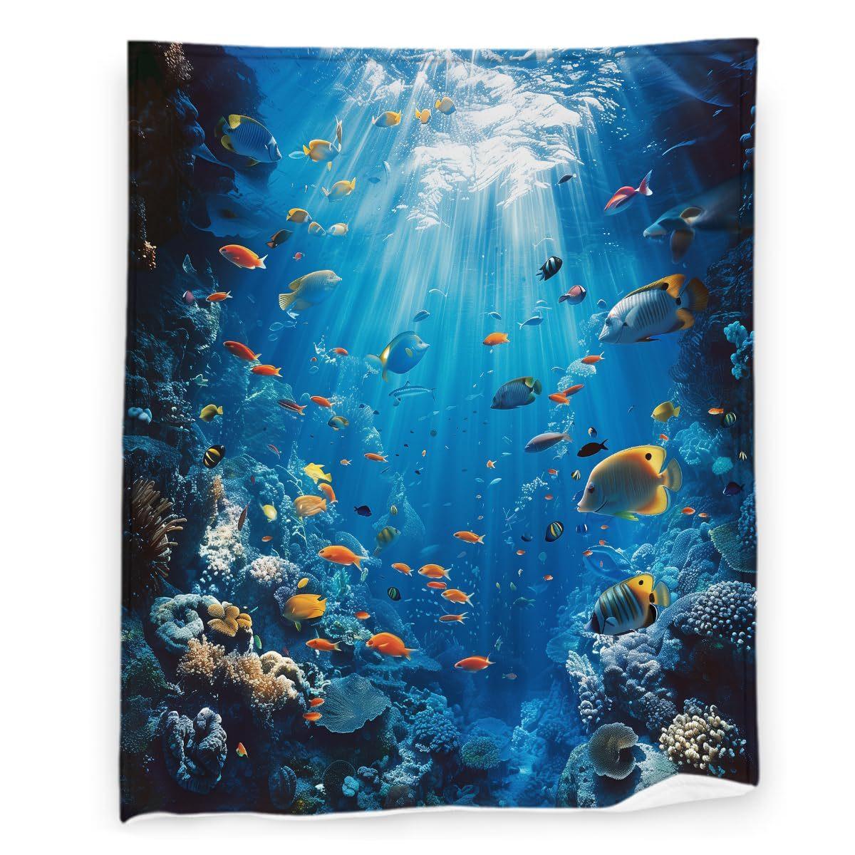 Cartoon tropical fish digital-printed polyester Bedroom velvet flannel cover blanket Fleece soft sofa cover blankets for beds 75x90cm
Cartoon tropical fish digital-printed polyester Bedroom velvet flannel cover blanket Fleece soft sofa cover blankets for beds 75x90cm