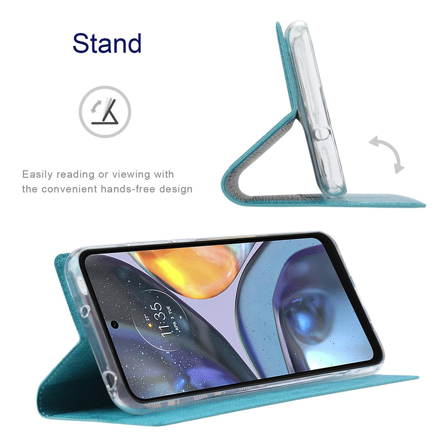 VILI DMX Series Drop-proof Phone Case for Motorola Edge (2022) 5G,PU Leather Magnetic Closure Flip Cover Stand with Card Holder Blue
VILI DMX Series Drop-proof Phone Case for Motorola Edge (2022) 5G,PU Leather Magnetic Closure Flip Cover Stand with Card Holder Blue