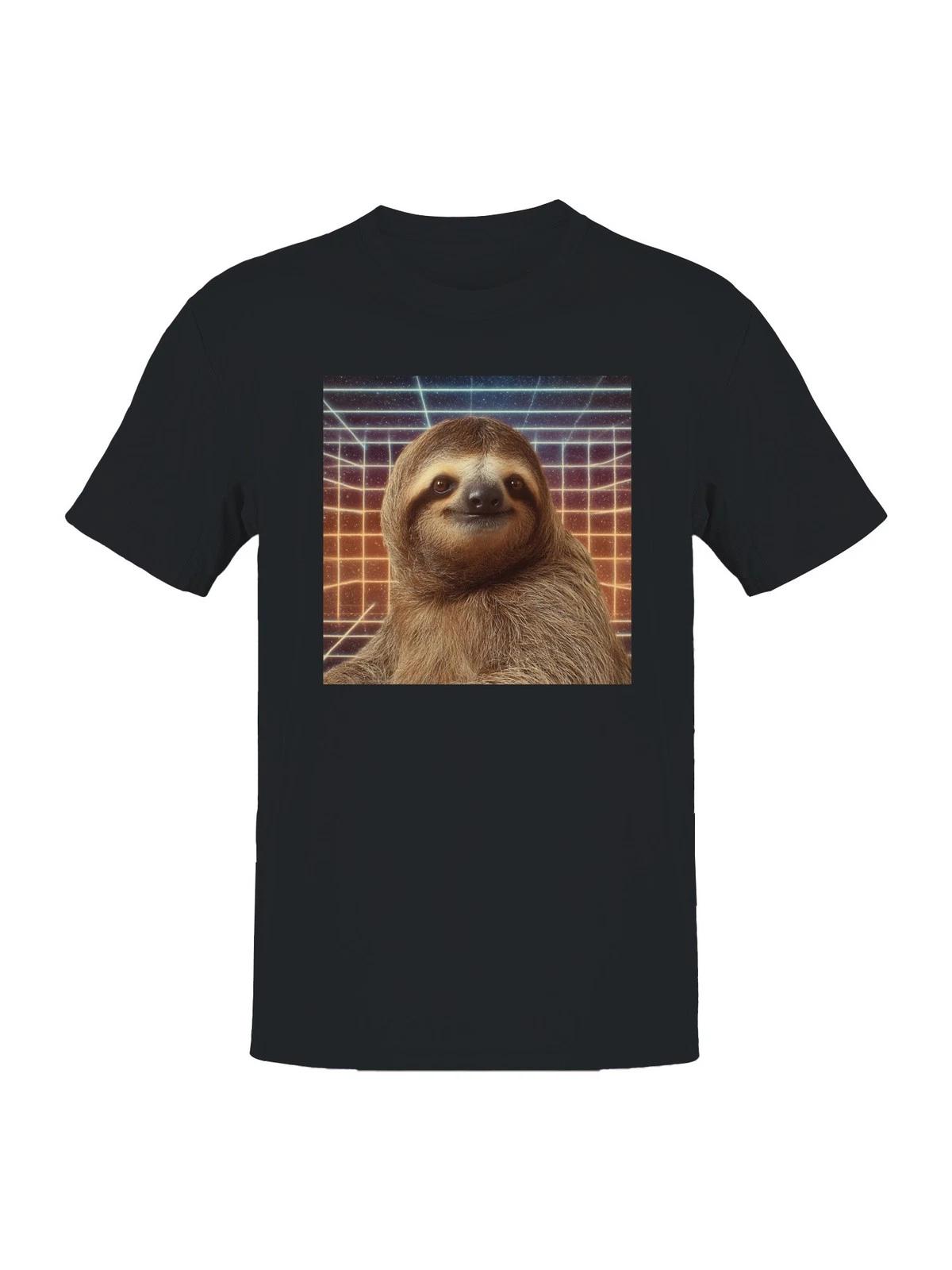 Retro Futuristic Sloth Grid Men s T-shirt L
Retro Futuristic Sloth Grid Men s T-shirt L