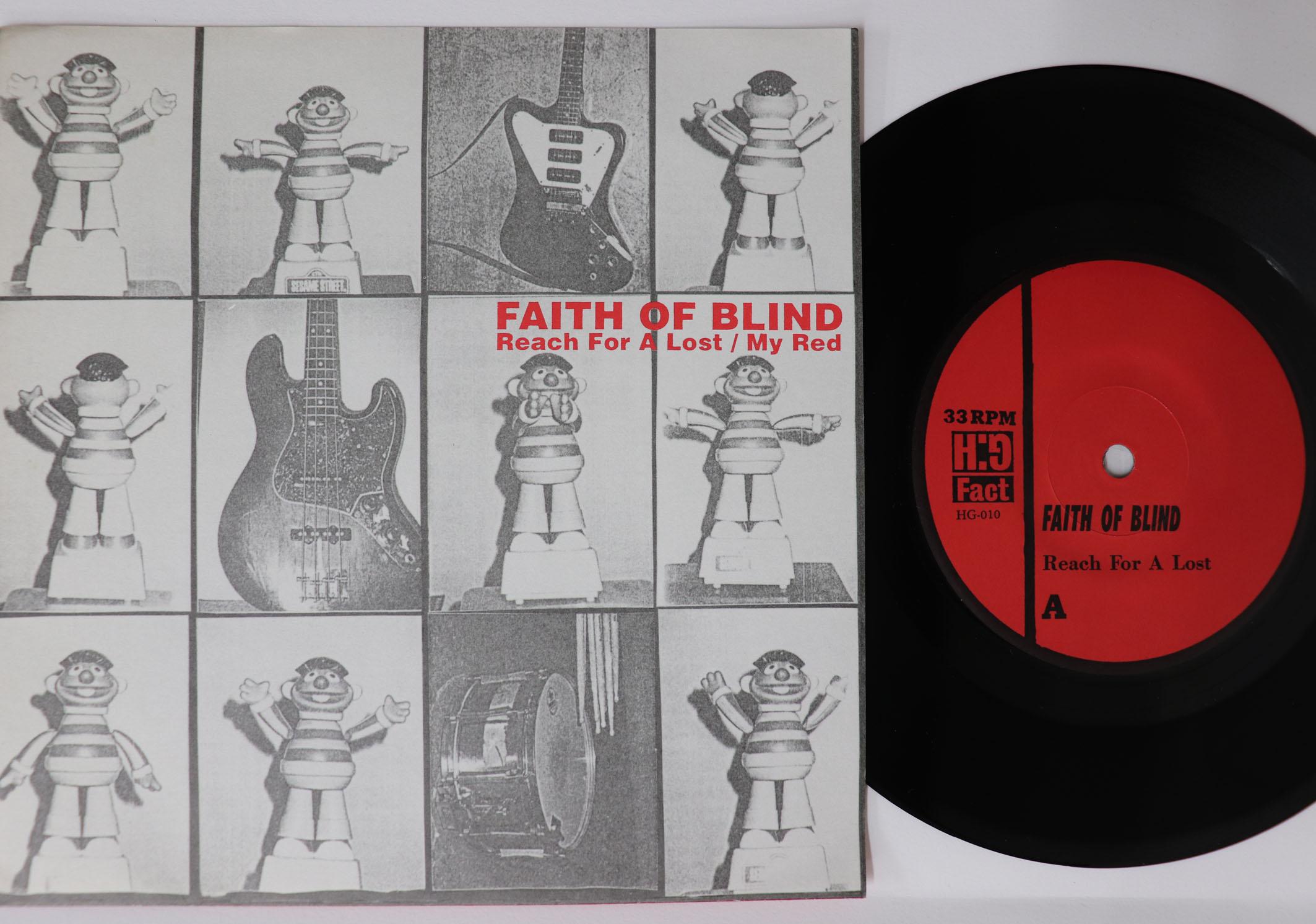 7inch Record FAITH OF BLIND Reach For A Lost My Red HG010 HG FACT 1993 Japan Japanese PopRock Used
7inch Record FAITH OF BLIND Reach For A Lost My Red HG010 HG FACT 1993 Japan Japanese PopRock Used