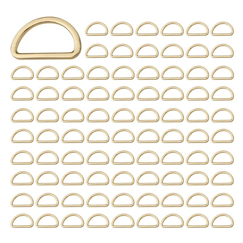 Good-100Pcs D Ring Metal Adjustable Buckles For Backpacks, Straps, Bags, Dog Collars - DIY Crafting Accessories
Good-100Pcs D Ring Metal Adjustable Buckles For Backpacks, Straps, Bags, Dog Collars - DIY Crafting Accessories