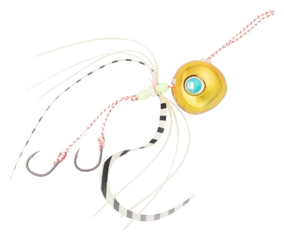 Tungsten Tai Rubber Jig 80g #14 Metal Gold Slider Jig for Snapper Fishing High Density TG Head 80g золотий
Tungsten Tai Rubber Jig 80g #14 Metal Gold Slider Jig for Snapper Fishing High Density TG Head 80g золотий