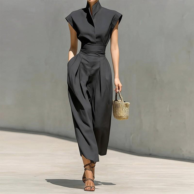 European American Fashion Temperament Pure Color Waist Flying Sleeve Dress XL сірий
European American Fashion Temperament Pure Color Waist Flying Sleeve Dress XL сірий