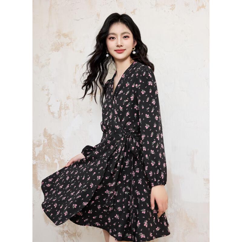 Autumn Water Beauty Elegant Black Floral Midi Dress M
Autumn Water Beauty Elegant Black Floral Midi Dress M