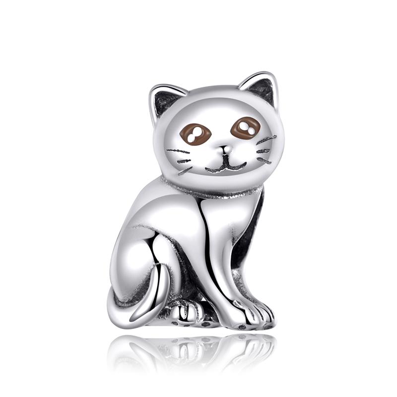 Bamoer 925 Silver Vivid Cat Pendant Charms Cute Animal Charms for Women Girls Bracelet & Bangle DIY Fine Jewelry SCC259
Bamoer 925 Silver Vivid Cat Pendant Charms Cute Animal Charms for Women Girls Bracelet & Bangle DIY Fine Jewelry SCC259