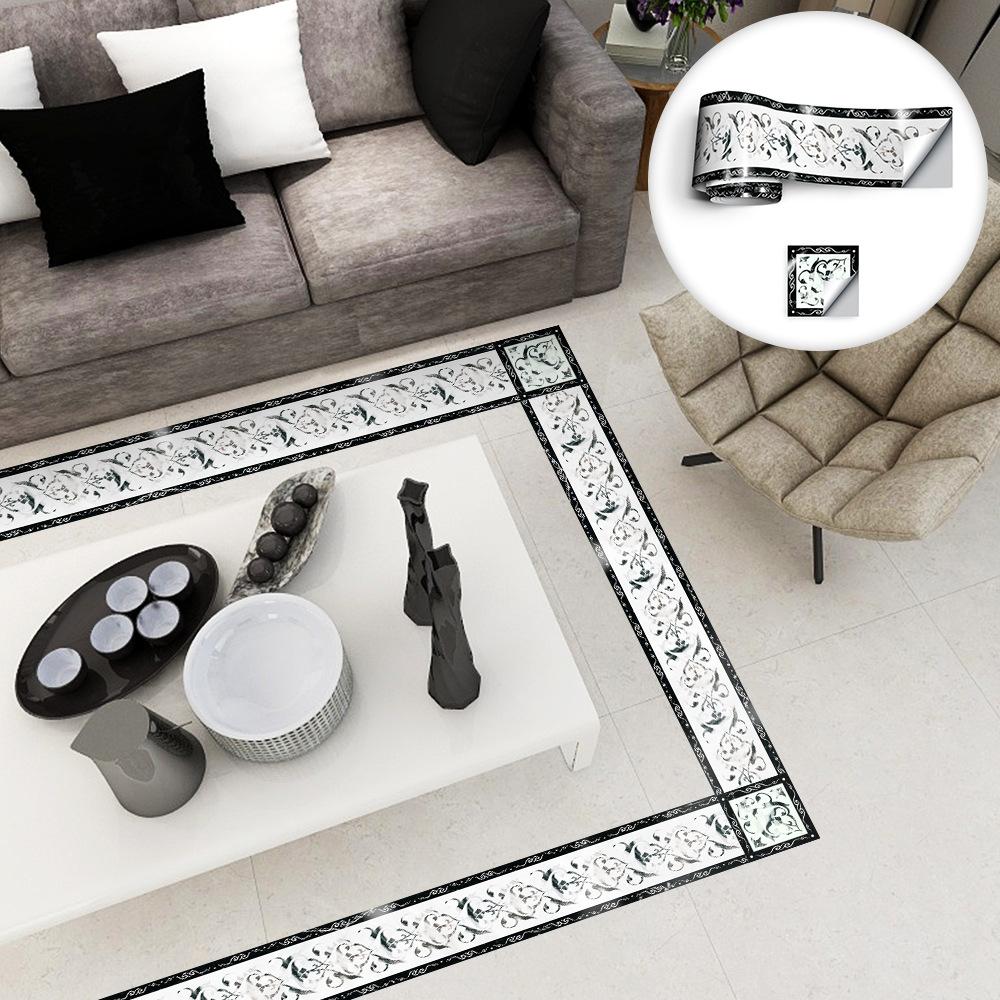 European Classical Waveguide Line Floor Sticker Bathroom Living Room Waterproof And Moisture-Proof Waist Line Floor Sticker Decorative Strip Set: 10 * 300cm
European Classical Waveguide Line Floor Sticker Bathroom Living Room Waterproof And Moisture-Proof Waist Line Floor Sticker Decorative Strip Set: 10 * 300cm