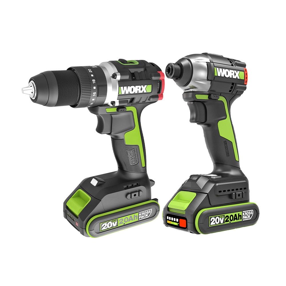 Комплект ударного дриля Works Charging Impact Driver Combo Kit 20V 2.0 Ah BL WU932
Комплект ударного дриля Works Charging Impact Driver Combo Kit 20V 2.0 Ah BL WU932
