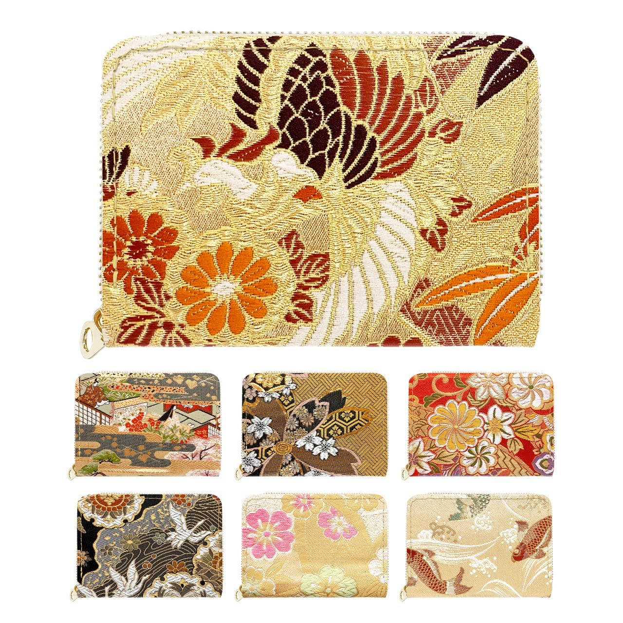 Nishijin Ori Kimono Pine Mini Wallet Wallet Card Storage Japanese Style Wallet Compact Japanese Pattern Embroidery Wallet Chrysanthemum Bamboo (Plum
Nishijin Ori Kimono Pine Mini Wallet Wallet Card Storage Japanese Style Wallet Compact Japanese Pattern Embroidery Wallet Chrysanthemum Bamboo (Plum