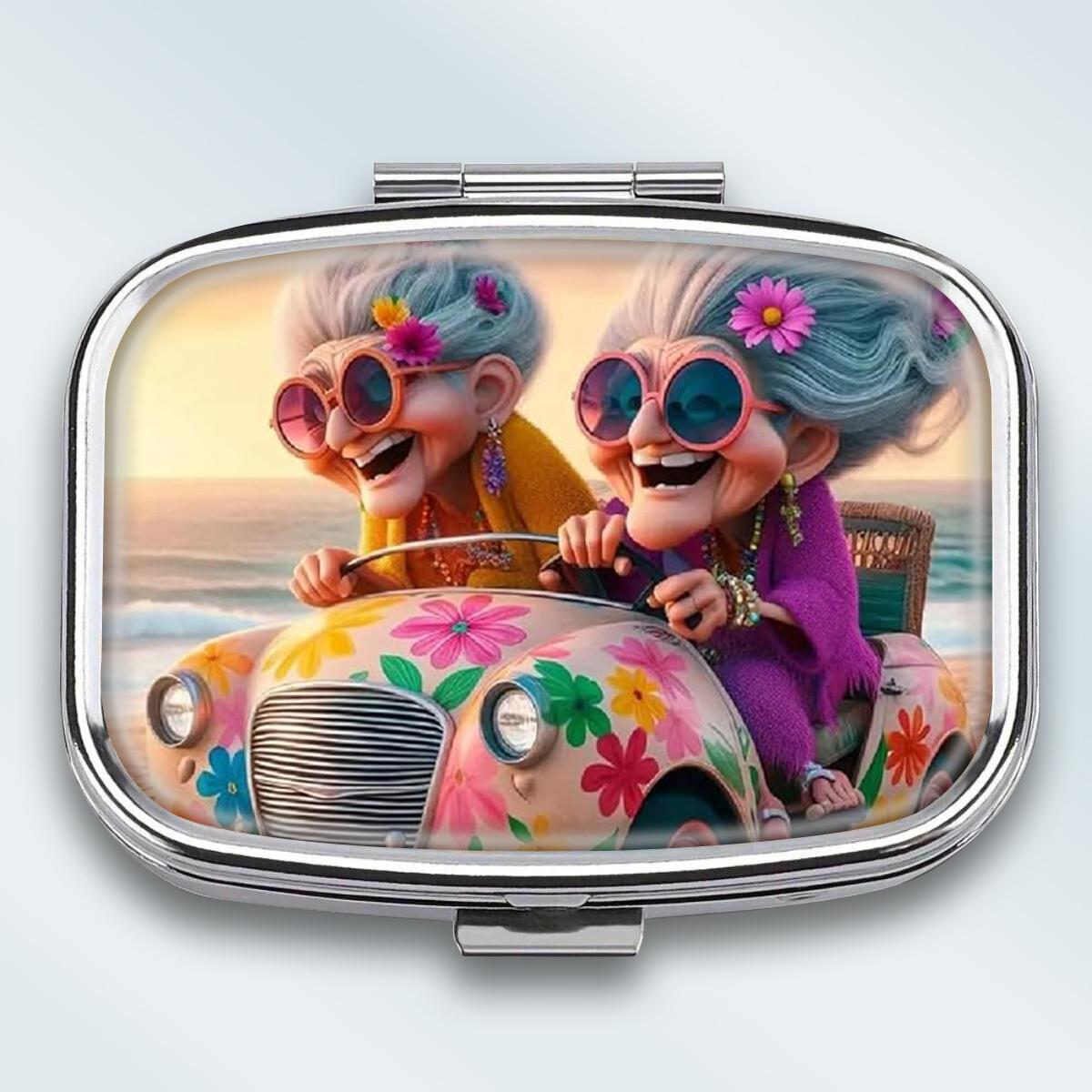 Portable Pill Box with 2 Compartments, Mini Metal Medicine Organizer Case, Cute Printed Pill Container for Vitamins, Pills, Jewelry, Travel, Daily Use різнокольоровий
Portable Pill Box with 2 Compartments, Mini Metal Medicine Organizer Case, Cute Printed Pill Container for Vitamins, Pills, Jewelry, Travel, Daily Use різнокольоровий