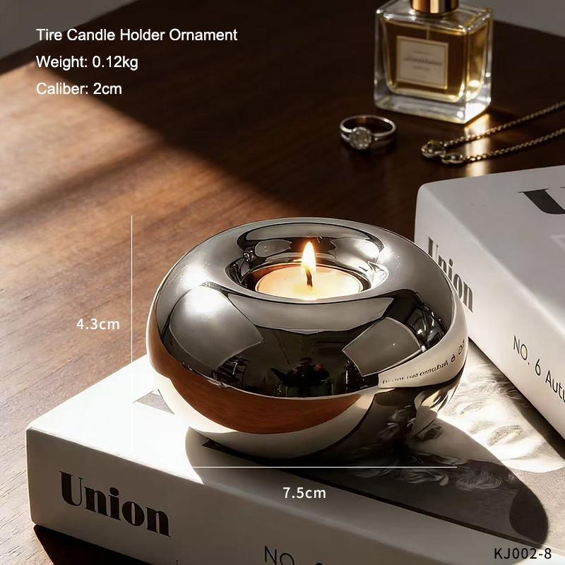 Modern Ceramic Circular Candle Pedestal Decoration Creative Tire Candle Holder Ornament Candlelight Dinner Romantic Decoration
Modern Ceramic Circular Candle Pedestal Decoration Creative Tire Candle Holder Ornament Candlelight Dinner Romantic Decoration
