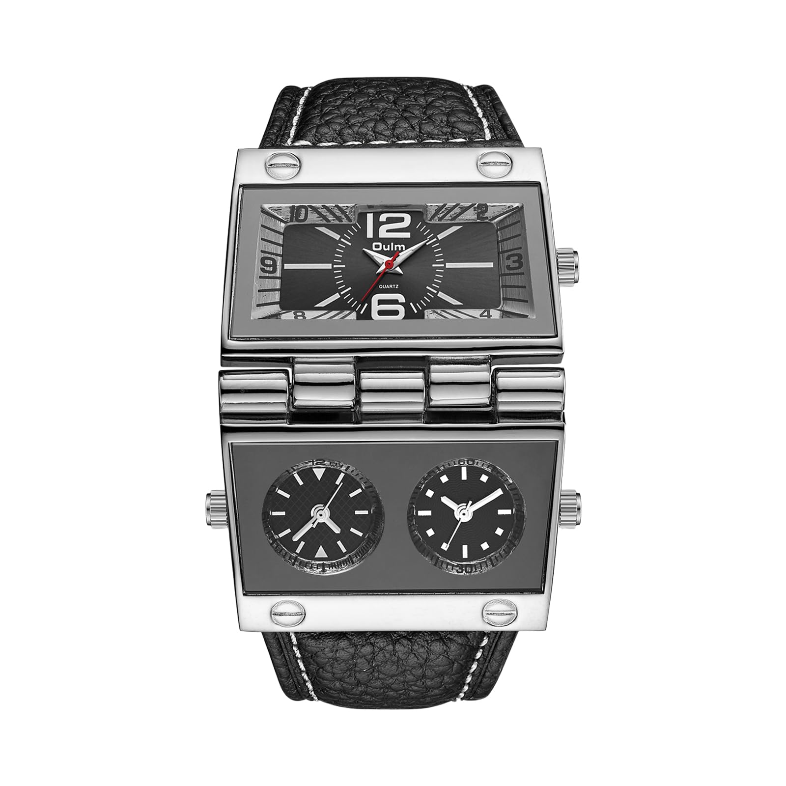 Часы с большим циферблатом и кожаным ремешком, водонепроницаемые, в стиле рок-панк, широкие, из натуральной кожи, кварцевые, модный аксессуар, рождественский подарок для мужчин, водостойкость 3 АТМ чёрный
Часы с большим циферблатом и кожаным ремешком, водонепроницаемые, в стиле рок-панк, широкие, из натуральной кожи, кварцевые, модный аксессуар, рождественский подарок для мужчин, водостойкость 3 АТМ чёрный