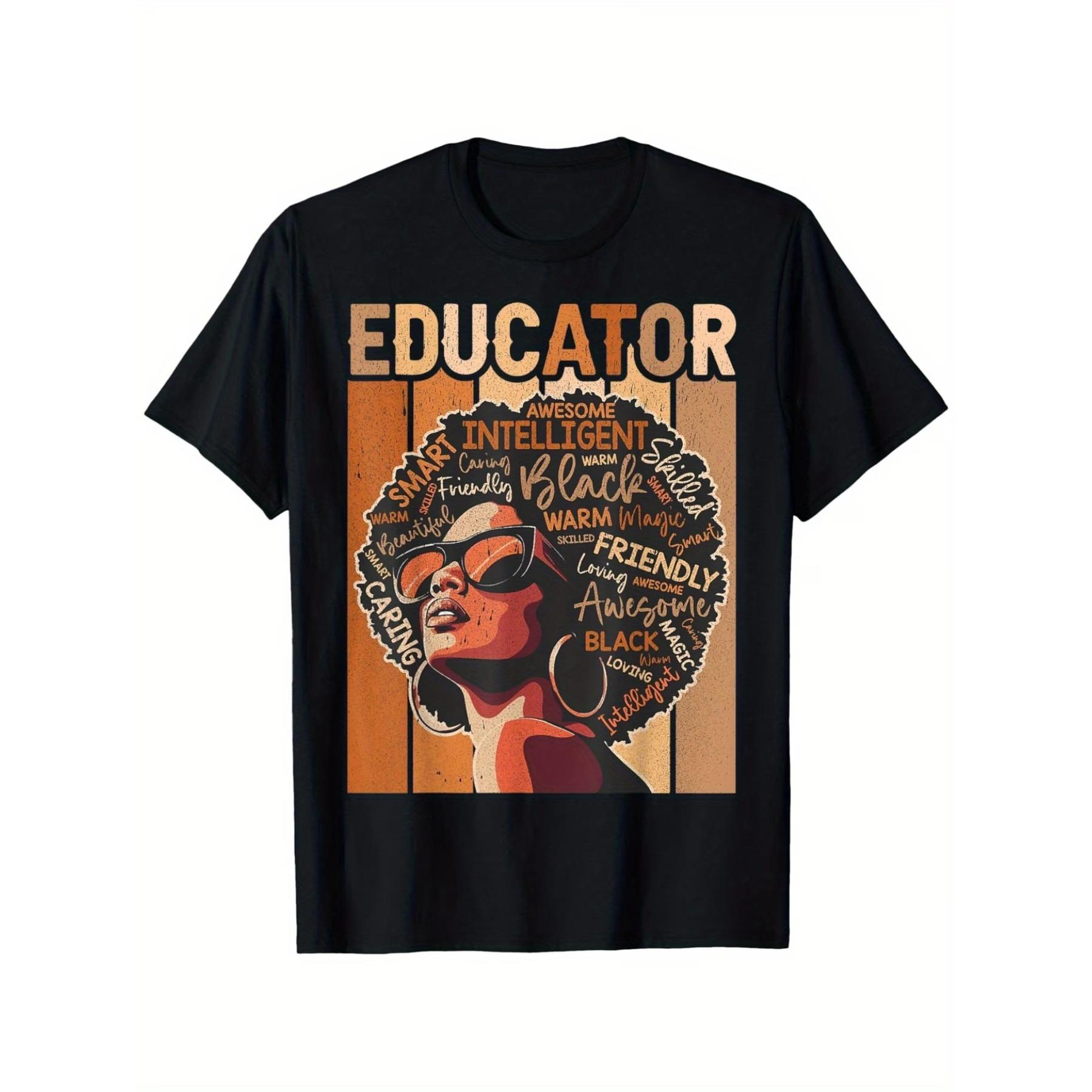 Black History Month Educator T-Shirt - Unisex 100% Cotton Casual Round Neck Tee XXL
Black History Month Educator T-Shirt - Unisex 100% Cotton Casual Round Neck Tee XXL
