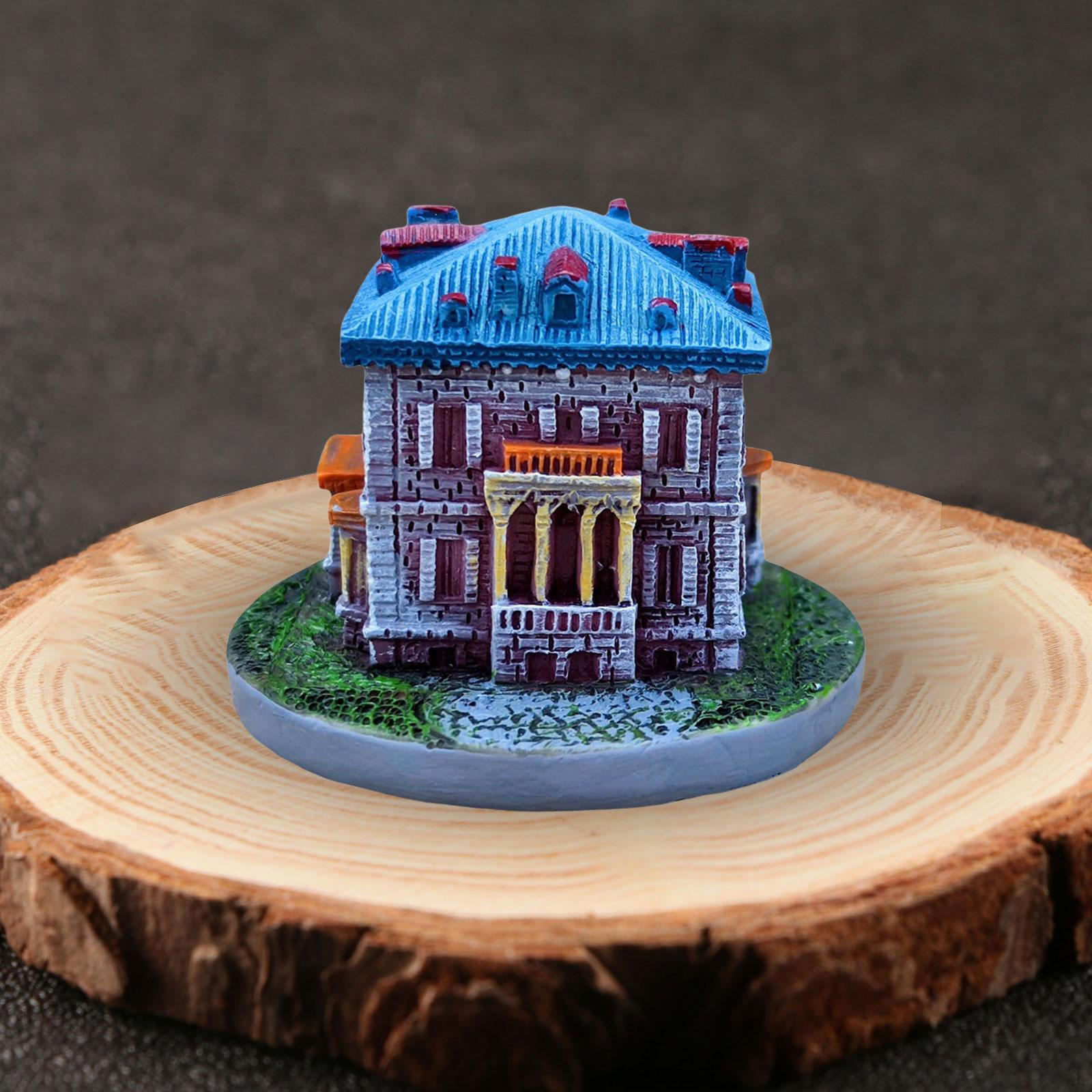 Mini Fairy Garden House, Resin DIY Miniature Dollhouse Ornament for Outdoor
Mini Fairy Garden House, Resin DIY Miniature Dollhouse Ornament for Outdoor