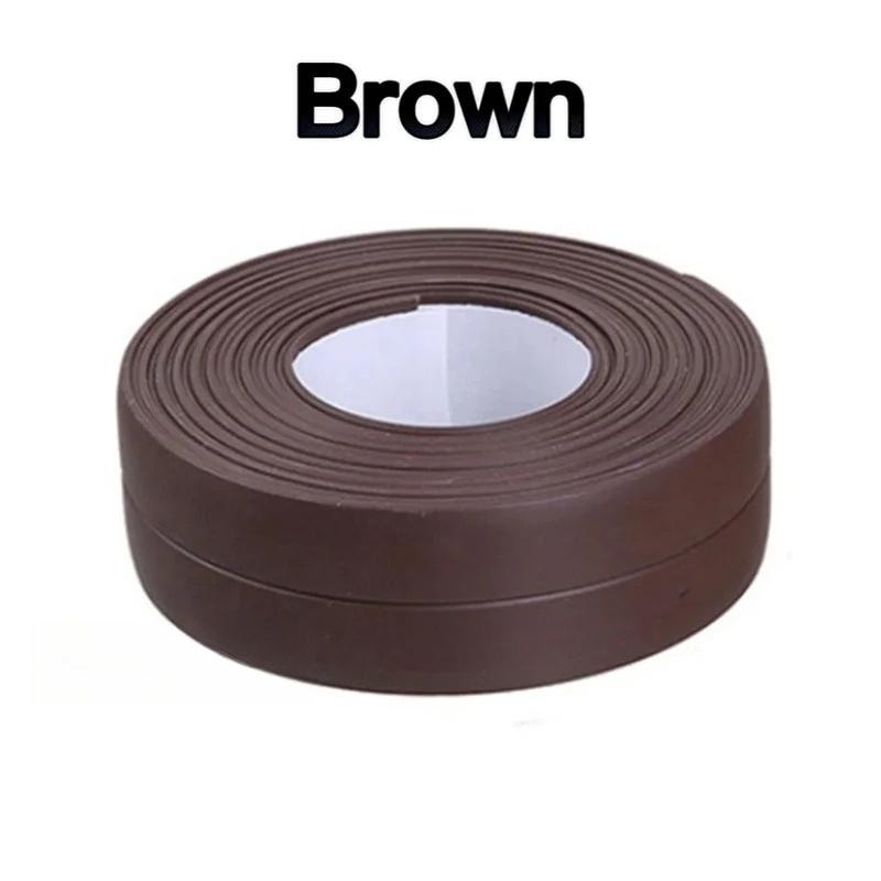 PVC Sealing Tape Caulk Strip Tape Self Adhesive Waterproof Wall Stickers Mold Proof Sealing Tapes For Bathroom Kitchen Cooking 22mmx100cm коричневий
PVC Sealing Tape Caulk Strip Tape Self Adhesive Waterproof Wall Stickers Mold Proof Sealing Tapes For Bathroom Kitchen Cooking 22mmx100cm коричневий