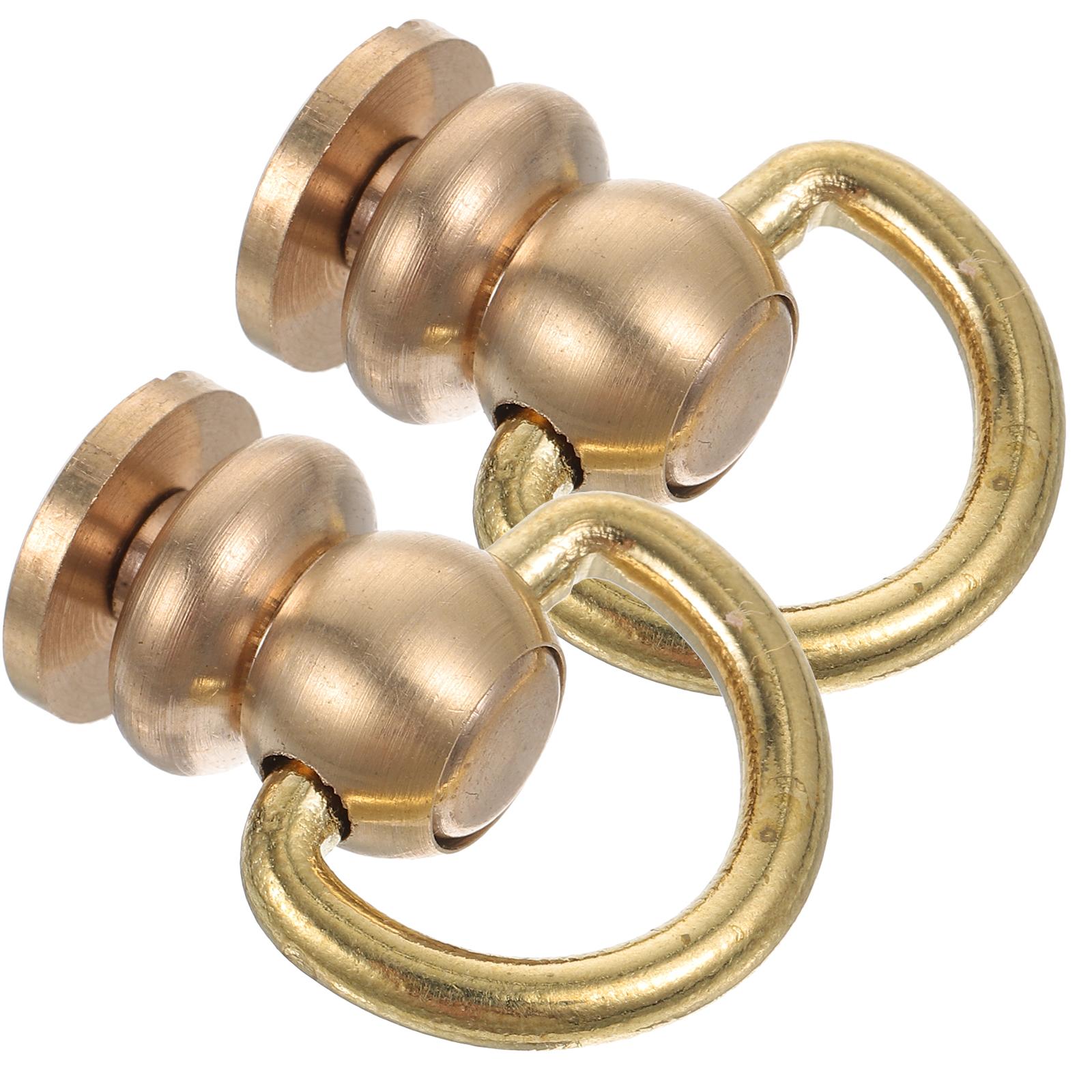 2Pcs D Rings Rivets Brass Ball Studs Nail Rivet Screw Head Buttons for Purse Craft Fasteners Crossbody Bag Hardware 2.1X1.6X1.1CM
2Pcs D Rings Rivets Brass Ball Studs Nail Rivet Screw Head Buttons for Purse Craft Fasteners Crossbody Bag Hardware 2.1X1.6X1.1CM