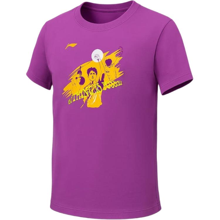 Серия для настольного тенниса Li Ning, футболка с коротким рукавом с принтом в виде букв, дышащая, универсальная, унисекс, топ, цвет умей-фиолетовый AHSVC89-2 M
Серия для настольного тенниса Li Ning, футболка с коротким рукавом с принтом в виде букв, дышащая, универсальная, унисекс, топ, цвет умей-фиолетовый AHSVC89-2 M