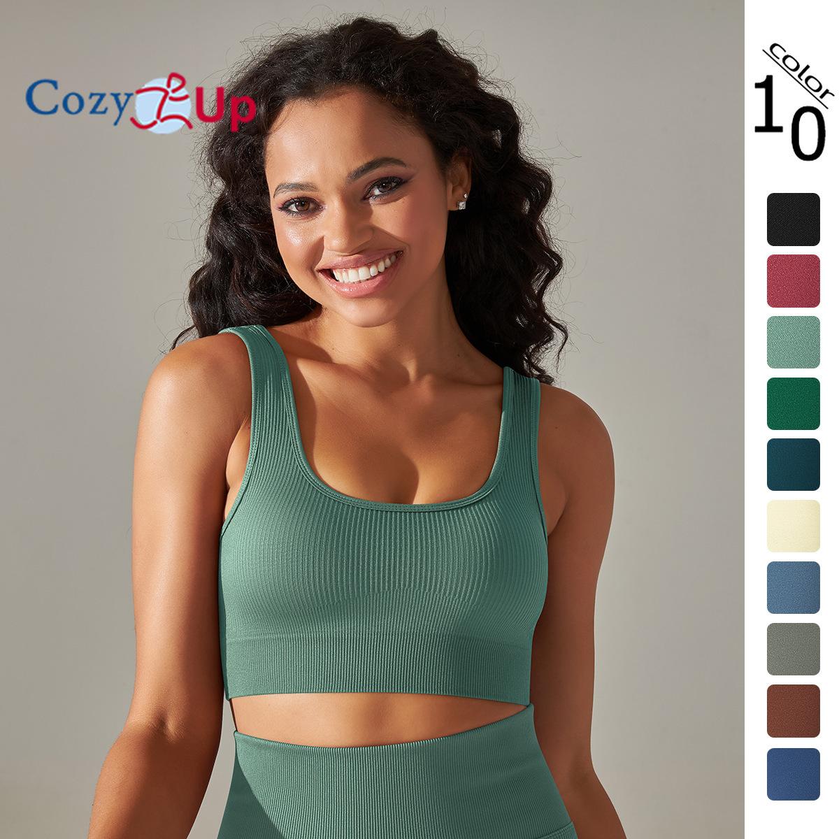 Cozy Up Women s Medium Support Tank Top Ribbed Seamless Removable Cups Workout Exercise Sport Bra
Cozy Up Women s Medium Support Tank Top Ribbed Seamless Removable Cups Workout Exercise Sport Bra
