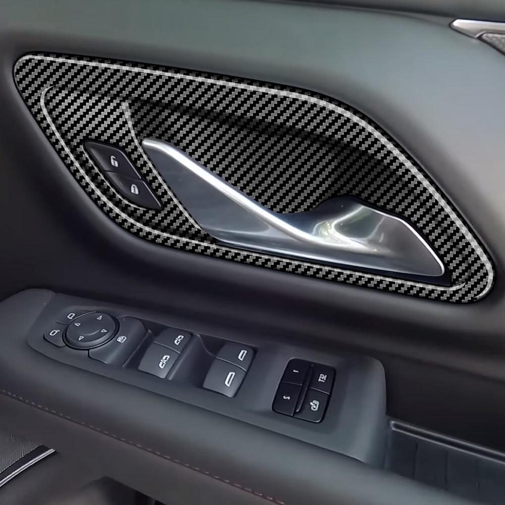 Для Chevrolet Suburban Tahoe автомобильные аксессуары внутренняя дверная ручка крышка внутренняя отделка Защитные наклейки 4 шт. 2022 2023
Для Chevrolet Suburban Tahoe автомобильные аксессуары внутренняя дверная ручка крышка внутренняя отделка Защитные наклейки 4 шт. 2022 2023