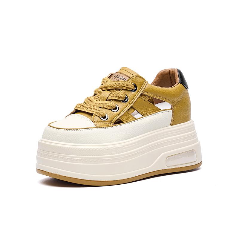 Platform sandals women s 2025 summer new hollow breathable platform muffin casual height-increasing white shoes 34 жёлтый
Platform sandals women s 2025 summer new hollow breathable platform muffin casual height-increasing white shoes 34 жёлтый