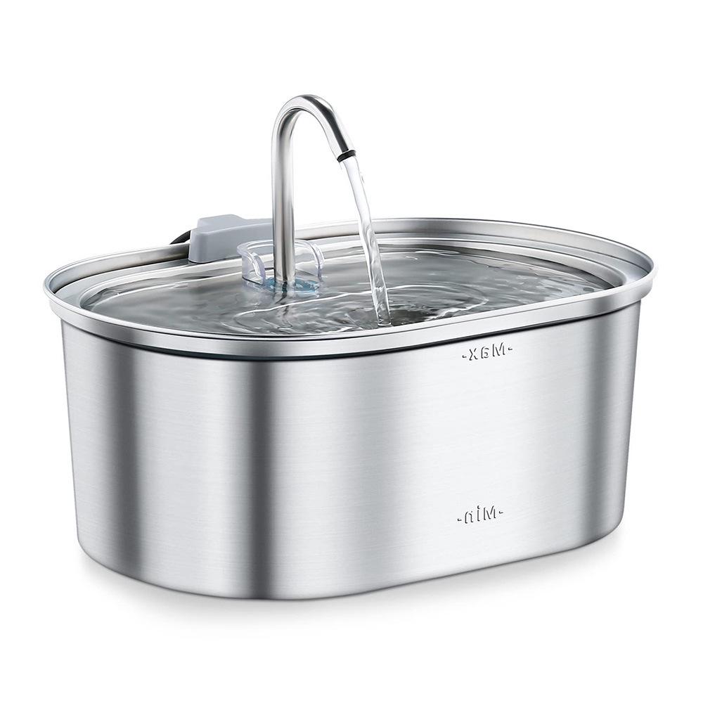 3.2L Stainless Steel Cat Water Fountain with Activated Carbon Filter Australian Power Plug
3.2L Stainless Steel Cat Water Fountain with Activated Carbon Filter Australian Power Plug
