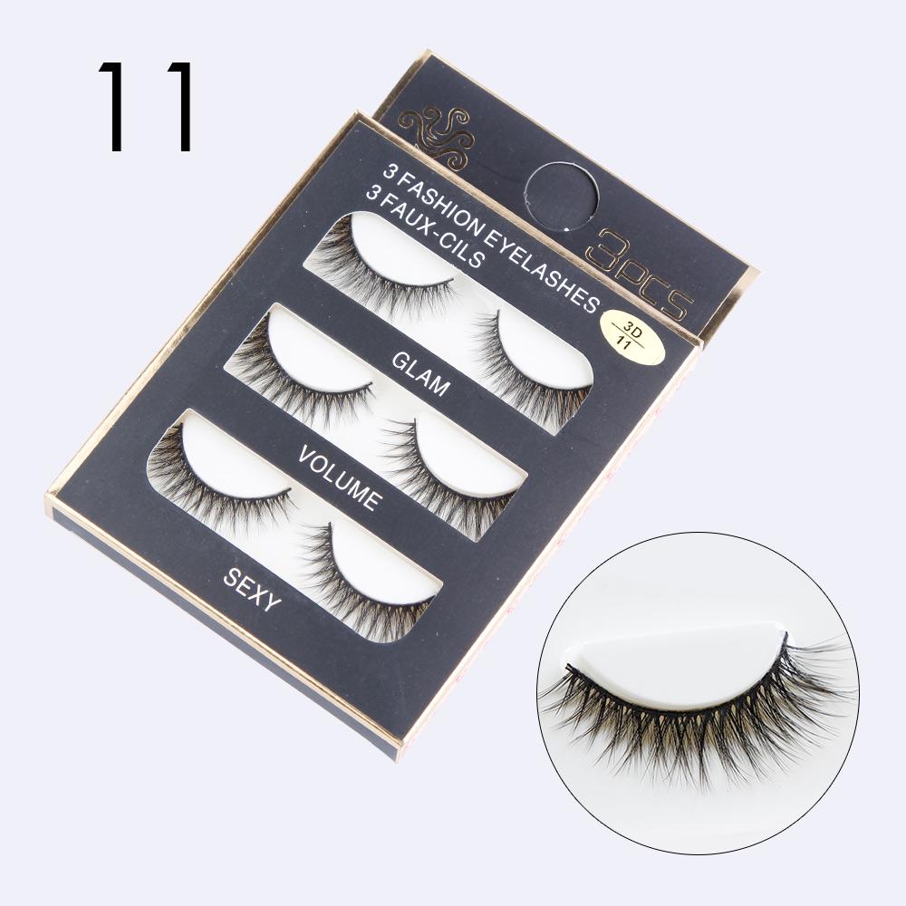 3 пари натуральних накладних вій 3D норкові вії Макіяж для нарощування вій Накладні вії 11
3 пари натуральних накладних вій 3D норкові вії Макіяж для нарощування вій Накладні вії 11