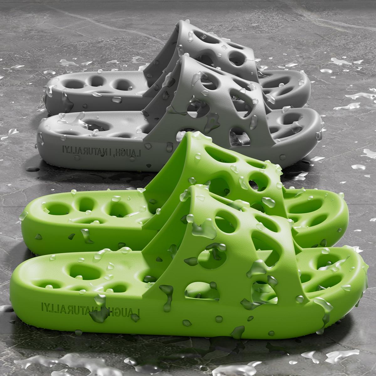 EVA Women Bathroom Slippers Flat Leaky Home Slides Lightweight Comfortable Non-slip Slippers Quick Drying Men Indoor Slippers 39-40 фіолетовий
EVA Women Bathroom Slippers Flat Leaky Home Slides Lightweight Comfortable Non-slip Slippers Quick Drying Men Indoor Slippers 39-40 фіолетовий