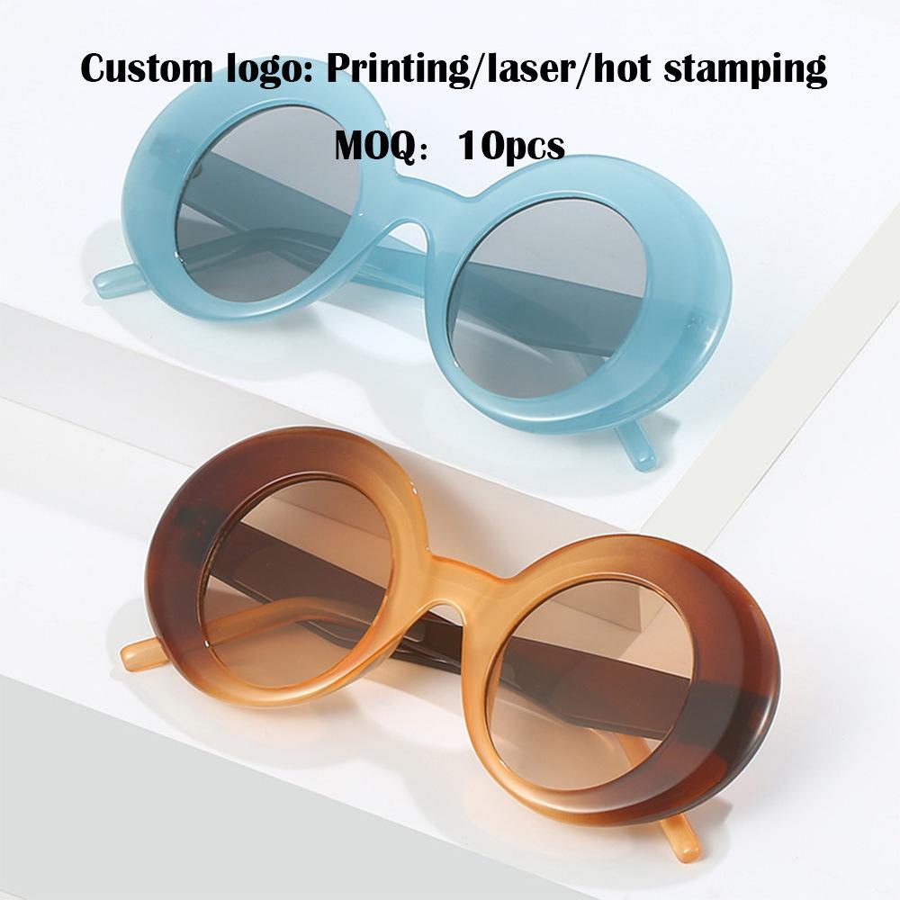 Summer Oval Goose Egg Hip Hop Alien Sunglasses with Color Block Design - European and American Style
Summer Oval Goose Egg Hip Hop Alien Sunglasses with Color Block Design - European and American Style