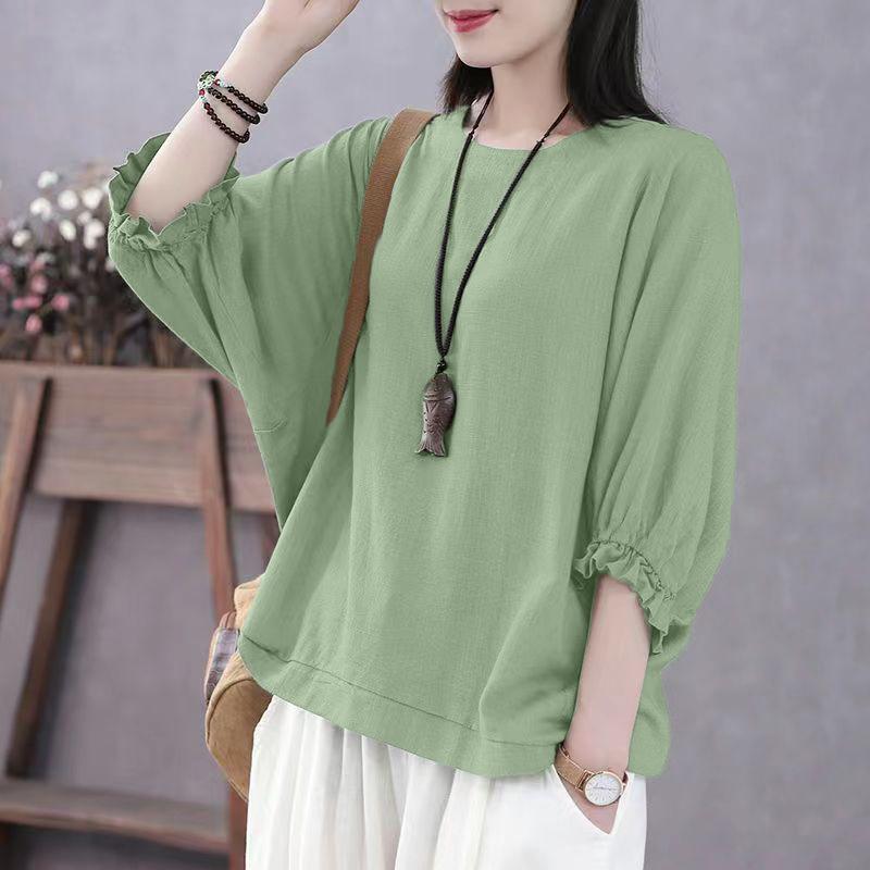 Loose Fit Plus Size Batwing Sleeve T Shirt Top for Women Casual Comfortable Soft Fabric Oversized Blouse XXXXL зелений
Loose Fit Plus Size Batwing Sleeve T Shirt Top for Women Casual Comfortable Soft Fabric Oversized Blouse XXXXL зелений