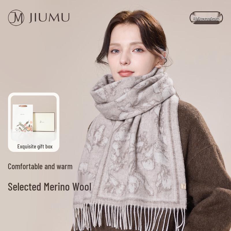 JIUMU Women s Wool and Cashmere Scarf
JIUMU Women s Wool and Cashmere Scarf