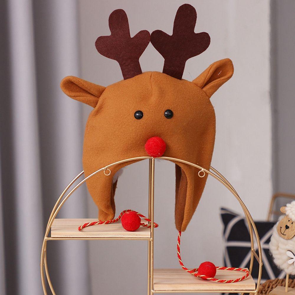 Elk Christmas Gift Girl Christmas Decoration Women Cartoon Beanies Christmas Hat Korean Style Caps B
Elk Christmas Gift Girl Christmas Decoration Women Cartoon Beanies Christmas Hat Korean Style Caps B