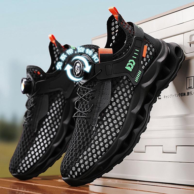 Breathable large mesh men s shoes summer hollow casual sports shoes men s rotating buckle mesh trendy shoes student height increase 39
Breathable large mesh men s shoes summer hollow casual sports shoes men s rotating buckle mesh trendy shoes student height increase 39