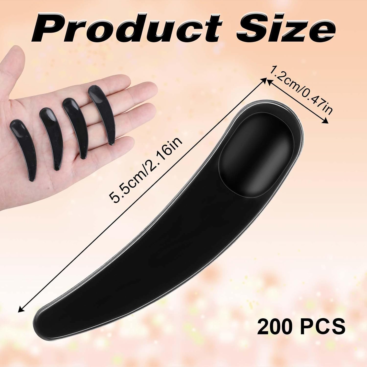 100 PCS Cosmetic Spatulas, Black Mini Spatula for Cosmetics, Skin Care Facial Cream Mask Spatula, Disposable Plastic Makeup Scoop for Sampling and 100
100 PCS Cosmetic Spatulas, Black Mini Spatula for Cosmetics, Skin Care Facial Cream Mask Spatula, Disposable Plastic Makeup Scoop for Sampling and 100