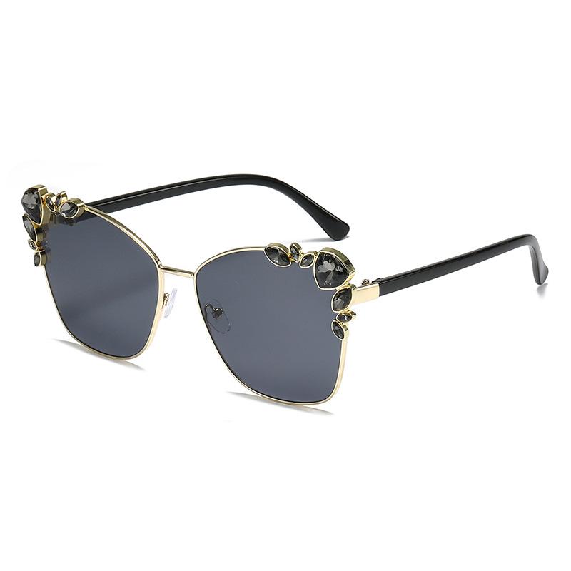 2022 Autumn European & American Cat-Eye Rhinestone Sunglasses - Grey Hip-Hop Glasses for Women Standard
2022 Autumn European & American Cat-Eye Rhinestone Sunglasses - Grey Hip-Hop Glasses for Women Standard