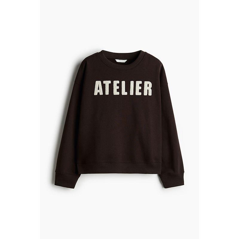 Женская одежда HM Толстовка Осень 2025 Новая Ленивый ветер круглый вырез Свободная Теплая Принт Пуловер 1267555 Dark brown/Atelier 150/76
Женская одежда HM Толстовка Осень 2025 Новая Ленивый ветер круглый вырез Свободная Теплая Принт Пуловер 1267555 Dark brown/Atelier 150/76