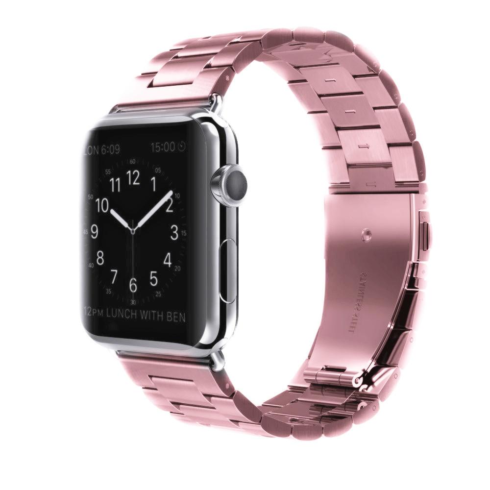JLT Three Beads Stainless Steel Flat Buckles Watch Strap Band for Apple Watch Series 9/8/7/6/SE (2023)/SE(2022) 40mm/3/2/1 38mm Silver
JLT Three Beads Stainless Steel Flat Buckles Watch Strap Band for Apple Watch Series 9/8/7/6/SE (2023)/SE(2022) 40mm/3/2/1 38mm Silver
