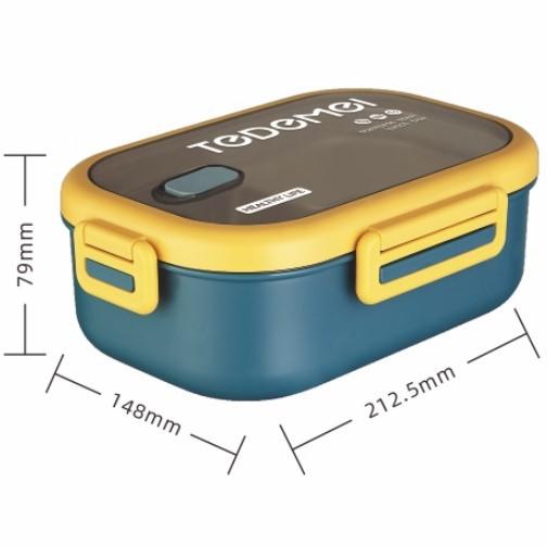 Stainless Steel Lunch Box Multi-layer with Tableware Food Grade Lunch Box 304 Portable Portable Portable Box Japanese Lunch Box 6721 single layer синий
Stainless Steel Lunch Box Multi-layer with Tableware Food Grade Lunch Box 304 Portable Portable Portable Box Japanese Lunch Box 6721 single layer синий