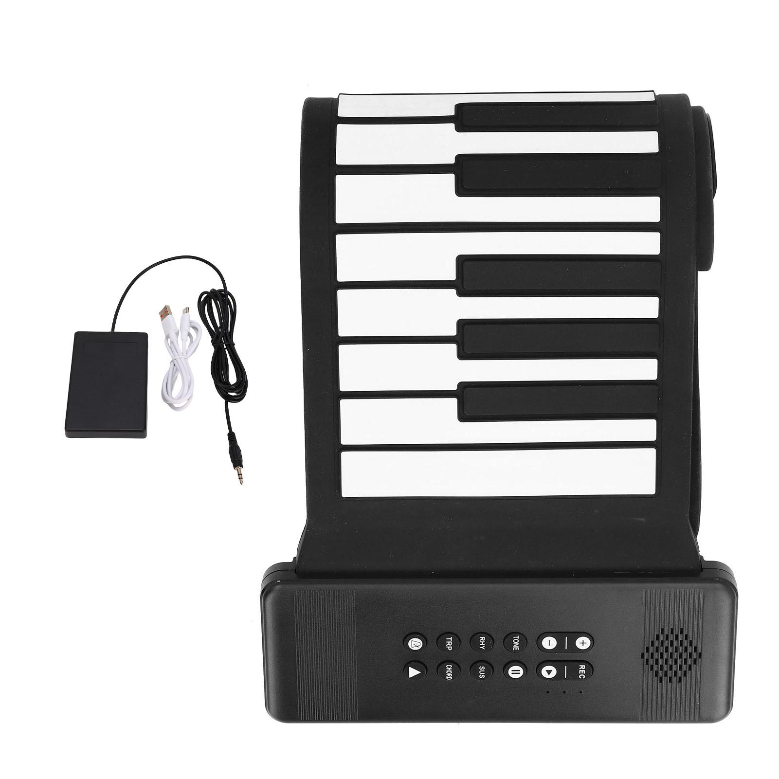 Пианино с 88 клавишами, рулонное, 128 тонов, USB MIDI, портативное, складное, для начинающих
Пианино с 88 клавишами, рулонное, 128 тонов, USB MIDI, портативное, складное, для начинающих