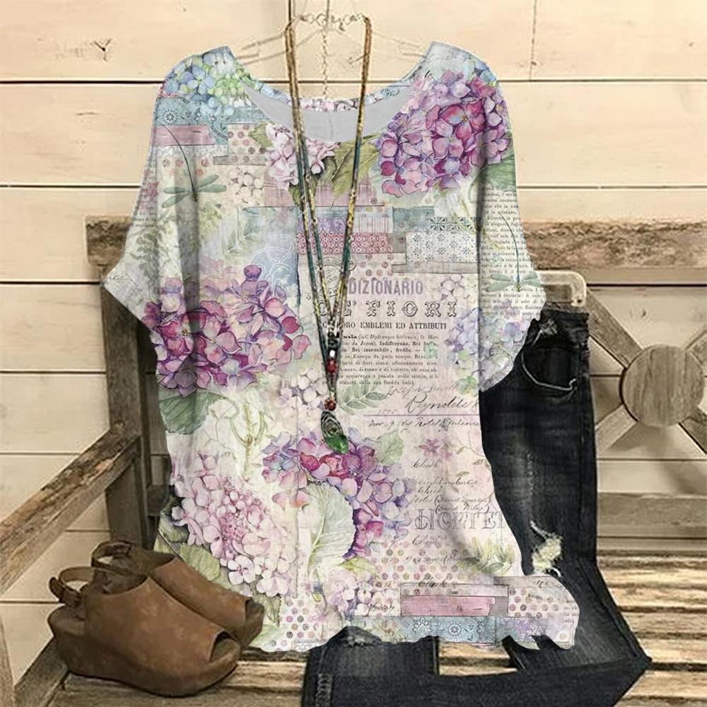 Винтажная женская футболка с 3D-цветочным принтом, летняя рубашка с коротким рукавом и круглым вырезом, свободный женский топ, повседневный пуловер в стиле Харадзюку L
Винтажная женская футболка с 3D-цветочным принтом, летняя рубашка с коротким рукавом и круглым вырезом, свободный женский топ, повседневный пуловер в стиле Харадзюку L