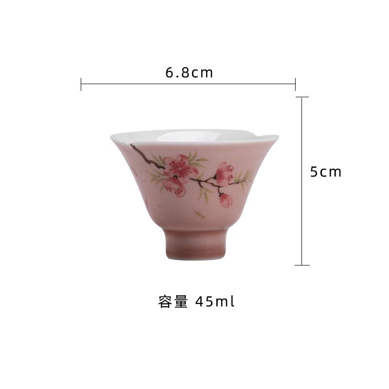 2pc/lot Hand-painted Peach Blossom Teacup Creative Tea Bowl Cute Cup Tea-tasting Fragrance Cup Jianzhan Master Cups Teaware 45ml
2pc/lot Hand-painted Peach Blossom Teacup Creative Tea Bowl Cute Cup Tea-tasting Fragrance Cup Jianzhan Master Cups Teaware 45ml