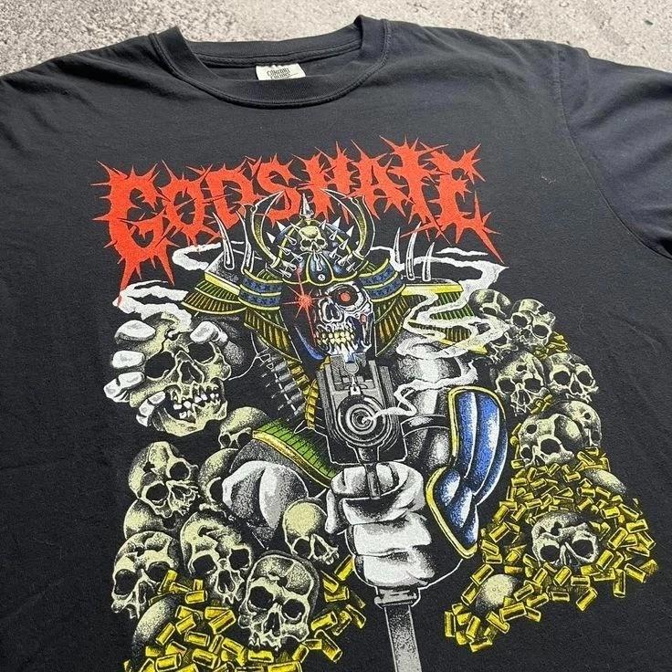 Винтажная футболка с логотипом рок-группы God s Hate Хлопок Черный S-5XL PN290 Унисекс S
Винтажная футболка с логотипом рок-группы God s Hate Хлопок Черный S-5XL PN290 Унисекс S