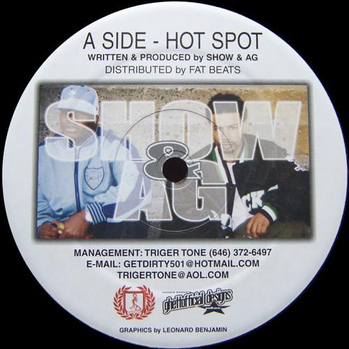 12inch Record SHOWBIZ & A.G. - Hot Spot 501 Fat Beats 2003 US Rap & Hip-Hop/R&B Used
12inch Record SHOWBIZ & A.G. - Hot Spot 501 Fat Beats 2003 US Rap & Hip-Hop/R&B Used