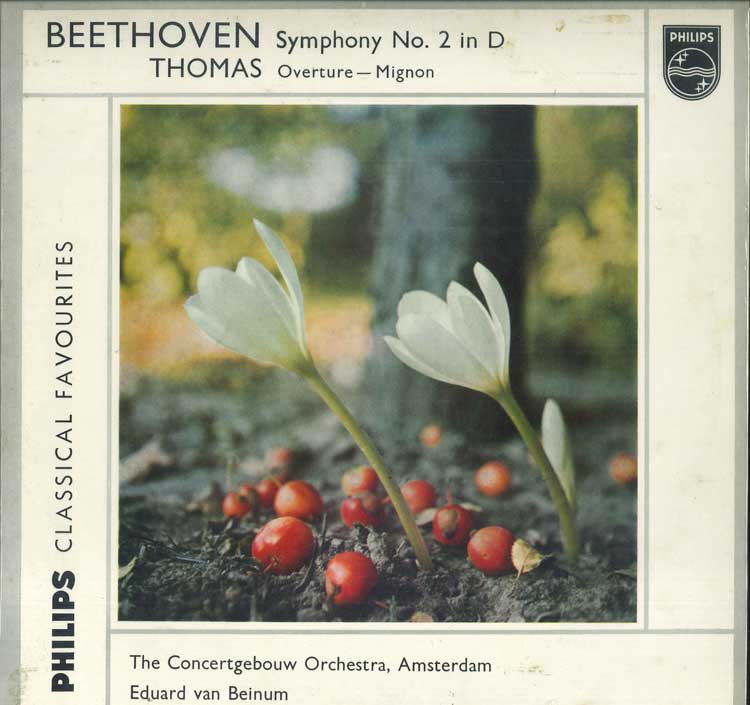 LP Record BEETHOVEN AMBROISE THOMAS CONCERT Symphony No. 2 In D Op. 36 Mignon GBL5575 PHILIPS 1961 UK Classical Used
LP Record BEETHOVEN AMBROISE THOMAS CONCERT Symphony No. 2 In D Op. 36 Mignon GBL5575 PHILIPS 1961 UK Classical Used