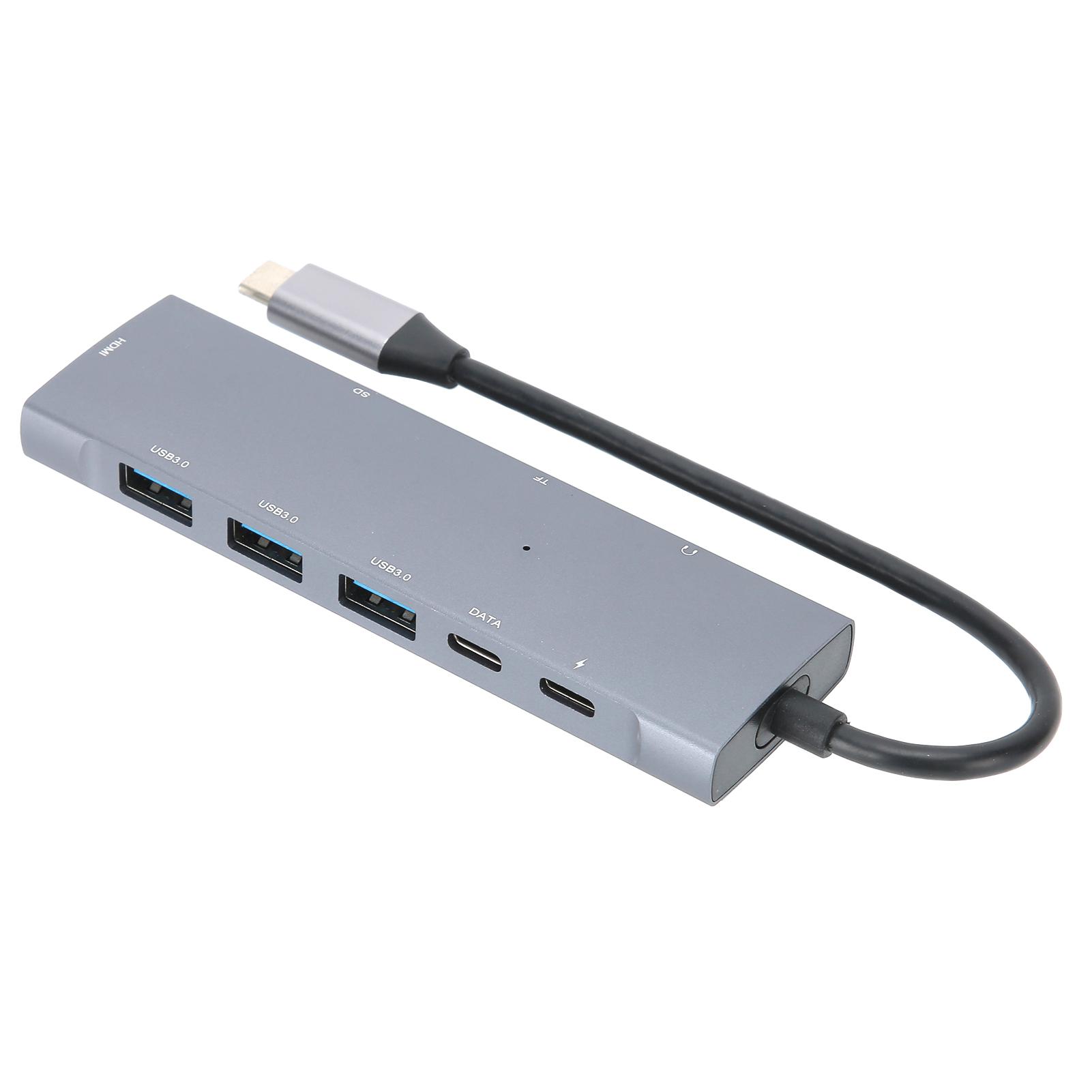 9 в 1 адаптер типа C многопортовый концентратор HDMI 3,5 мм или док-станция для карт памяти
9 в 1 адаптер типа C многопортовый концентратор HDMI 3,5 мм или док-станция для карт памяти