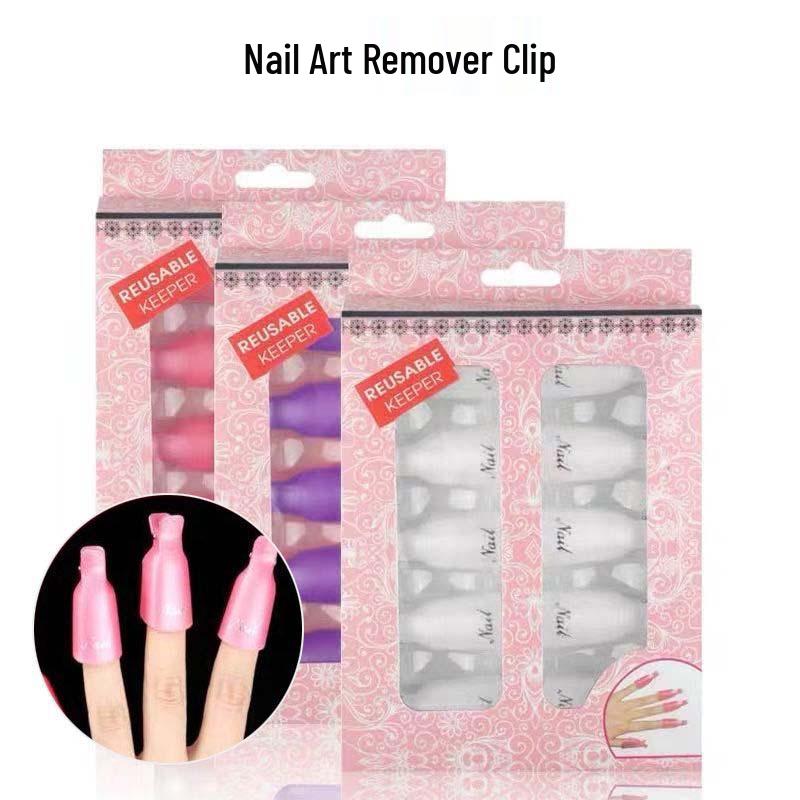 Nail Polish Remover Clips Pack - Includes Cotton Towel and Phototherapy Remover, 10 Pieces
Nail Polish Remover Clips Pack - Includes Cotton Towel and Phototherapy Remover, 10 Pieces
