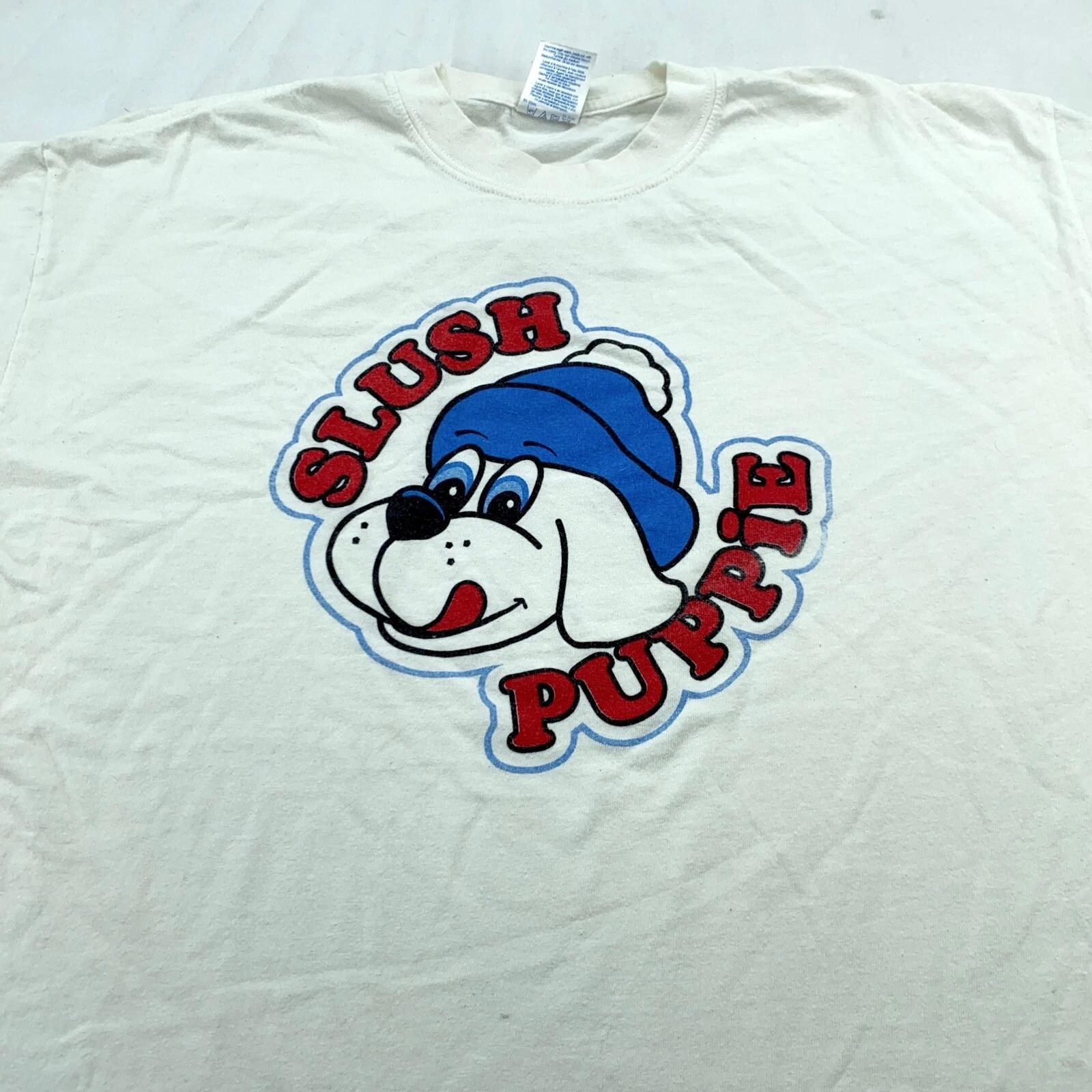 vintage SLUSH PUPPIE T-Shirt LARGE/XL snack drink soda L
vintage SLUSH PUPPIE T-Shirt LARGE/XL snack drink soda L