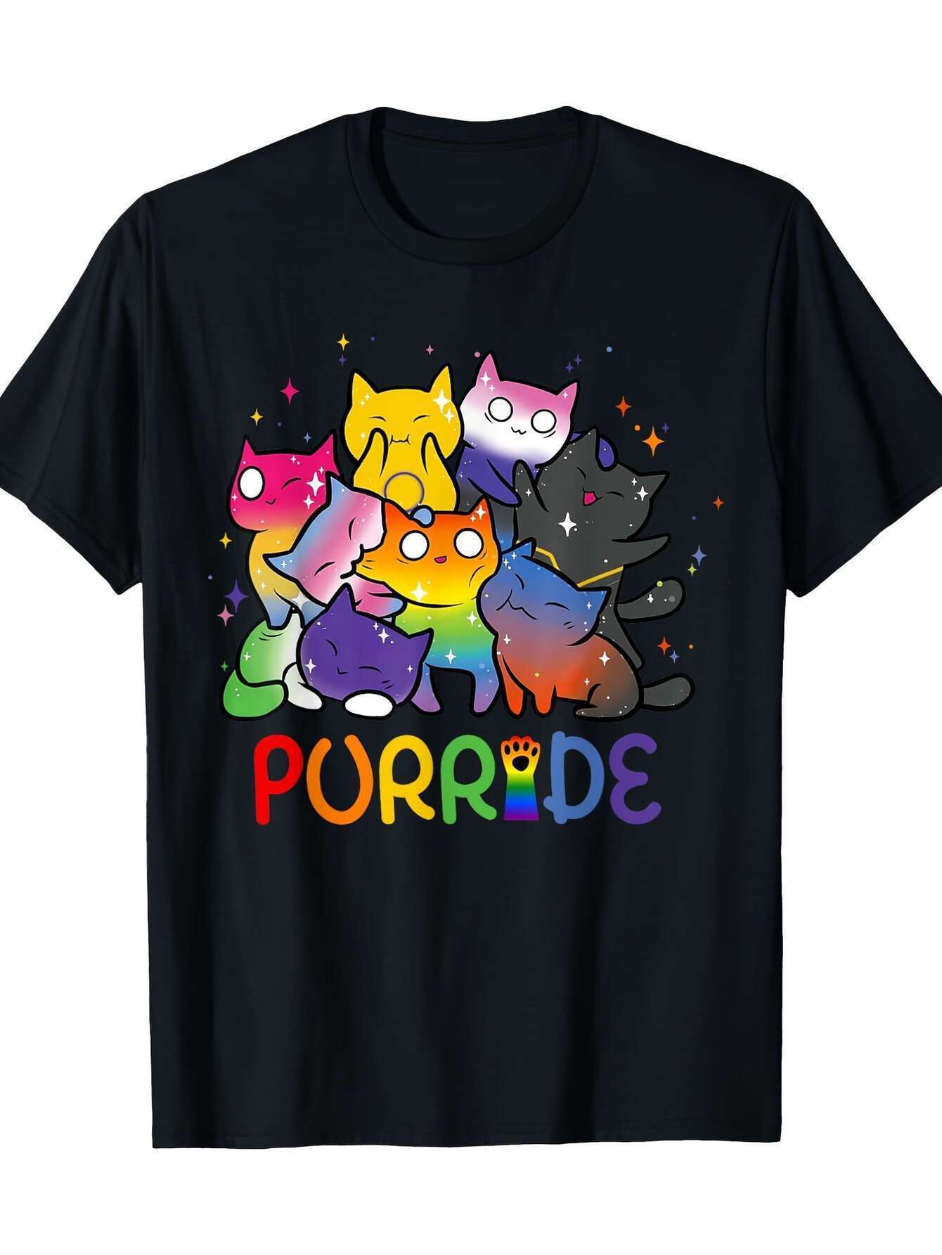 The Rainbow Cat TShirt 100 Cotton Casual Fit is suitable for both men and women animal lovers 4XL
The Rainbow Cat TShirt 100 Cotton Casual Fit is suitable for both men and women animal lovers 4XL