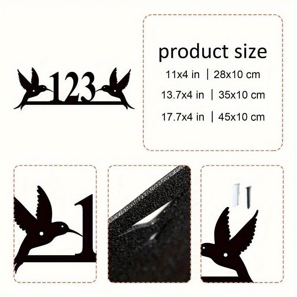 Metal Wall Art Decor Handmade Custom Address Plaque Modern Bird House Door Sign Holiday Gift Easy Mount 28cm
Metal Wall Art Decor Handmade Custom Address Plaque Modern Bird House Door Sign Holiday Gift Easy Mount 28cm